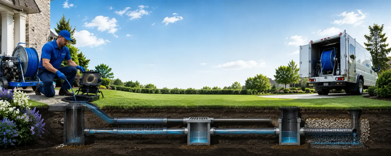 Outdoor drain cleaning information for Pawnee, IL